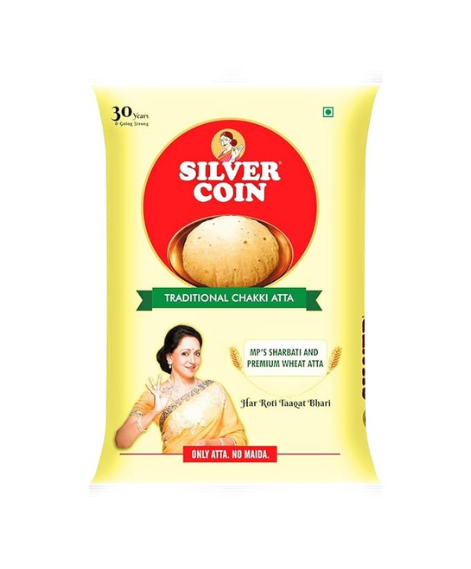 SILVERCOIN ATTA 10KG X 2