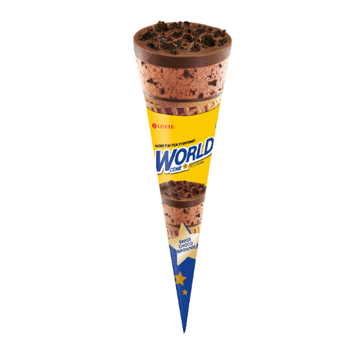 Havmor Swiss Choco Brownie (Cone) 150ML X 8