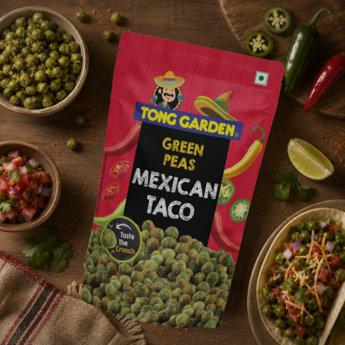 TONG GARDEN GREEN PEAS MEXICAN TACO 0.080KG X 36
