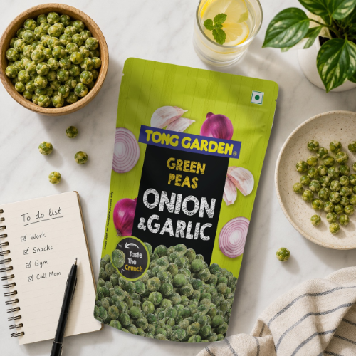 TONG GARDEN GREEN PEAS ONION & GARLIC 0.080KG X 36