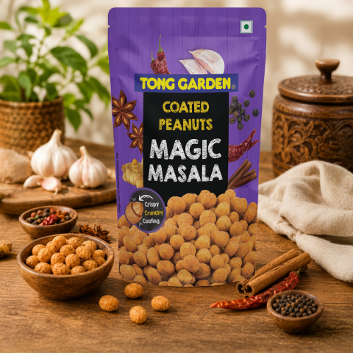 TONG GARDEN COATED PEANUTS MAGIC MASALA 0.080KG X 36