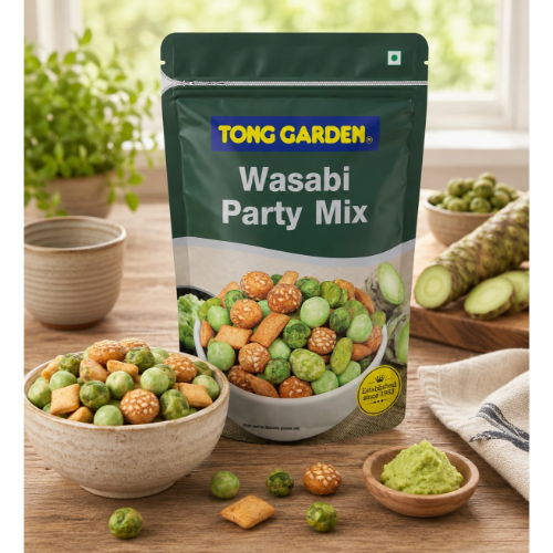 TONG GARDEN PARTY SNACK WASABI 0.140KG X 36