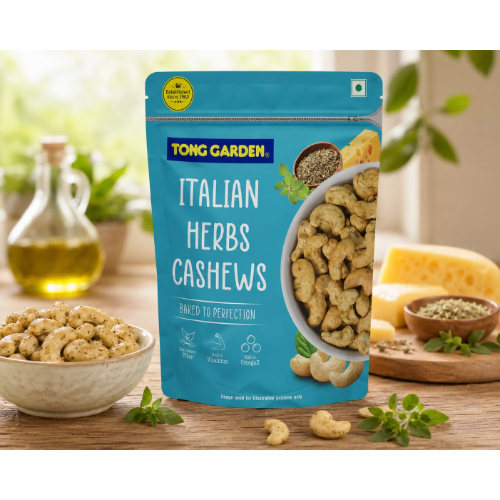 TONG GARDEN ITALIAN HERBS CASHEWS 0.130KG X 36