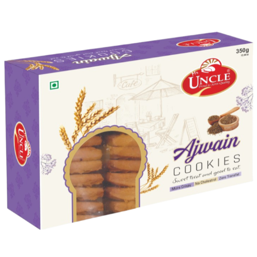 UNCLE AJWAIN COOKIES 0.350KG X 20