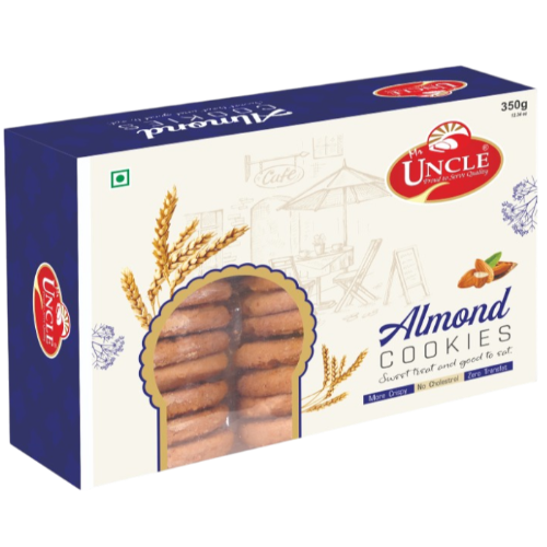 UNCLE ALMOND COOKIES 0.350KG X 20