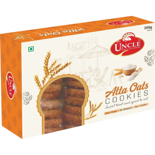 UNCLE ATTA OATS COOKIES 0.350KG X 20