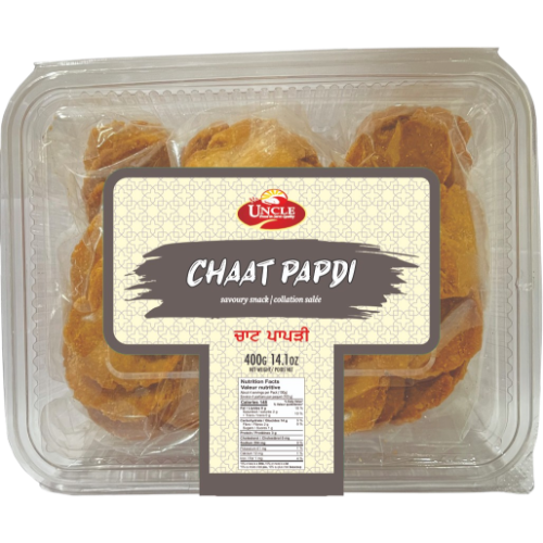 UNCLE CHAAT PAPDI 0.400KG X 20 TRAY