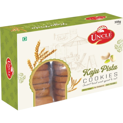 UNCLE KAJU PISTA COOKIES 0.350KG X 20