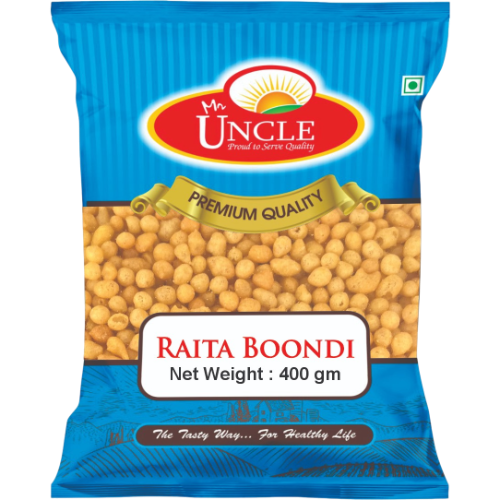 UNCLE RAITA BOONDI PLAIN 0.400KG X 20