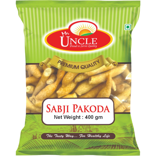 UNCLE SABJI PAKODA PLAIN 0.400KG X 20