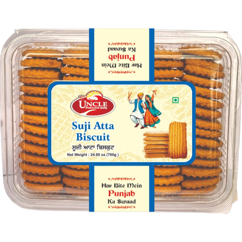 UNCLE SUJI ATTA BISCUIT 0.700KG X 12