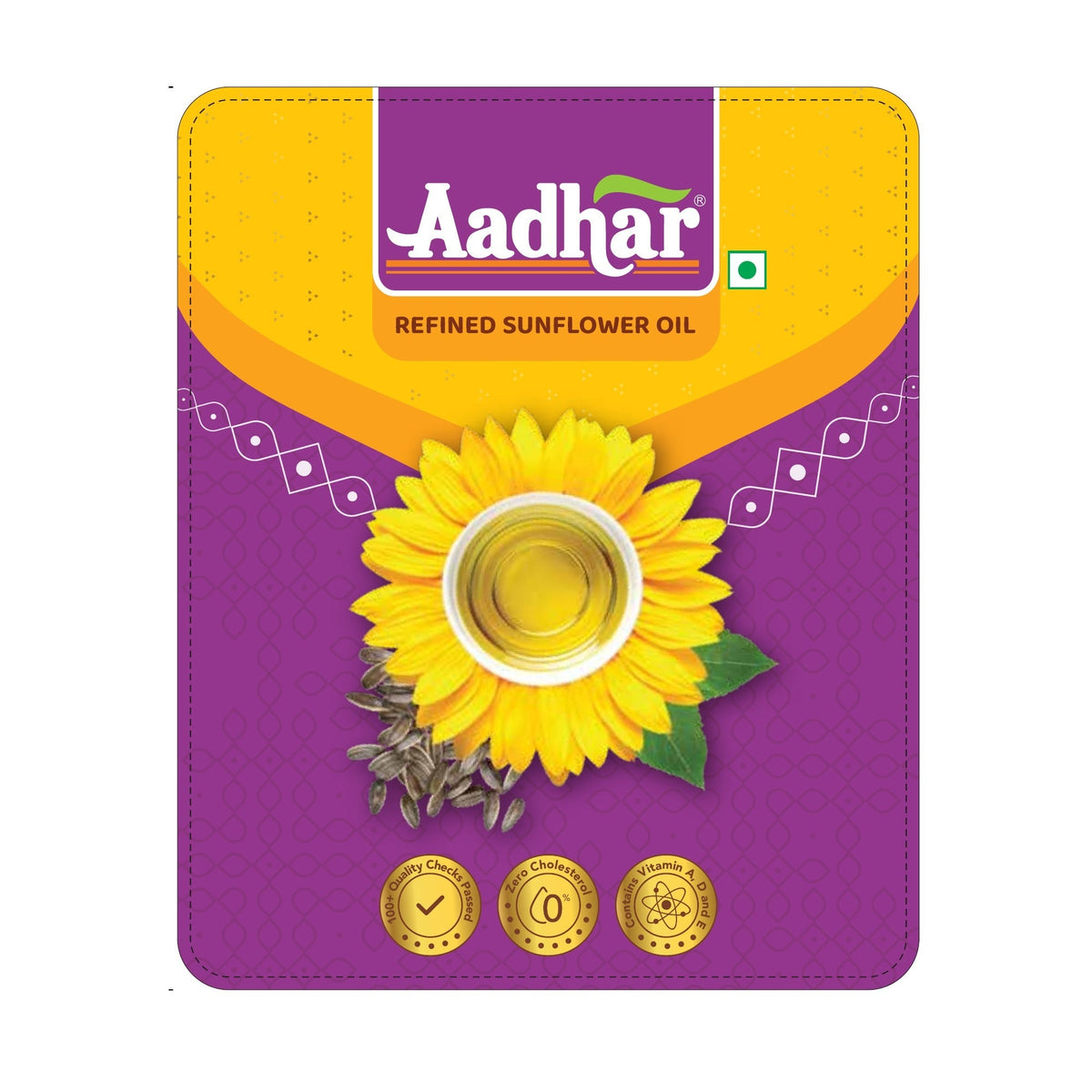 AADHAR SUNFLOWER OIL - 5L X 4